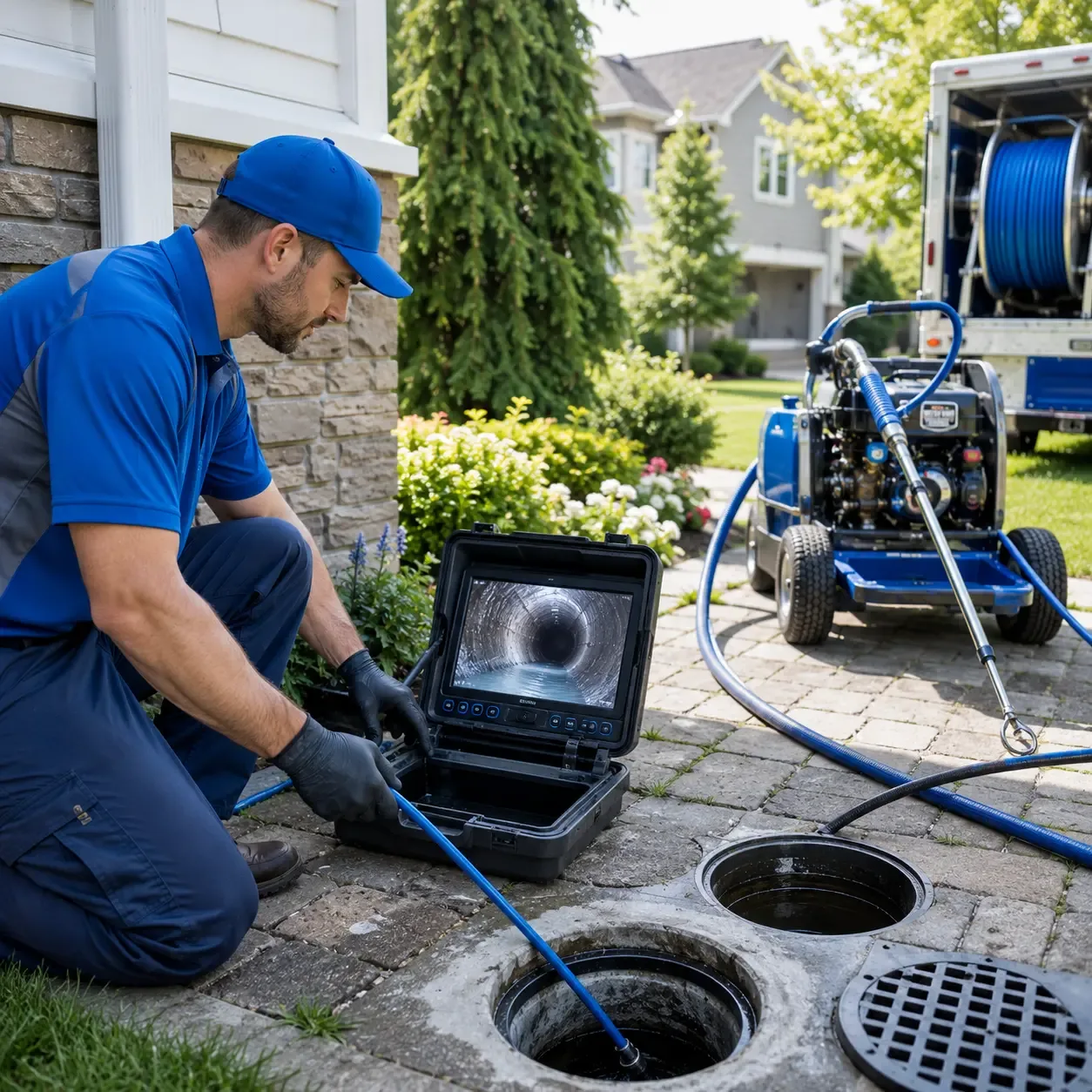 Outdoor drain cleaning professionals serving Washington, CT
